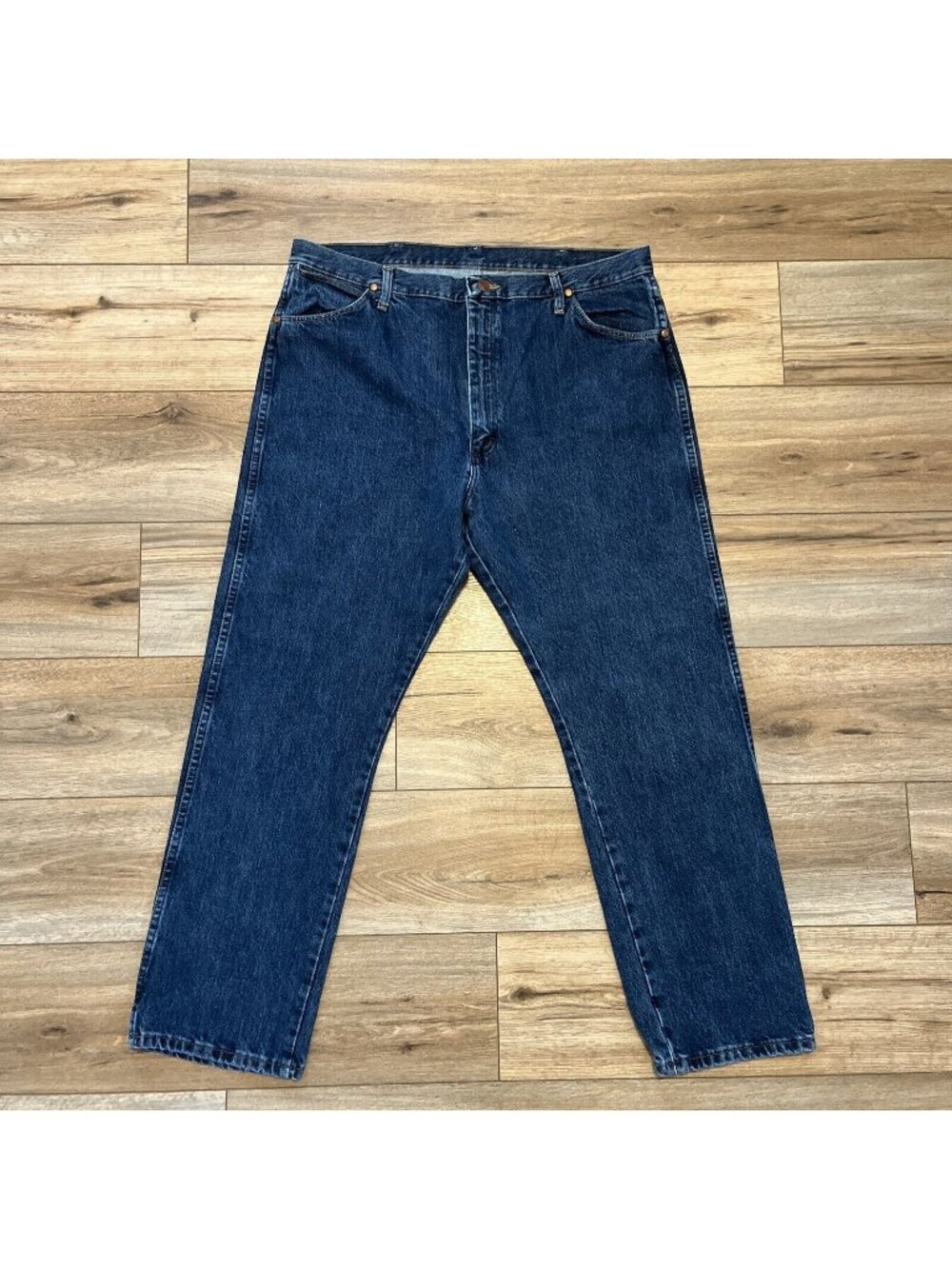 Men's Wrangler Western Denim Jeans SZ 40x30 Blue Cotton 13MWZWD Classic